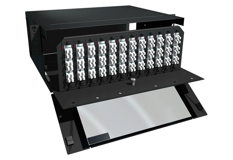 288 Port LGX Fiber Patch Panel LC 4U Rack Mount Single mode (HPP9-LDGX00-4XF)