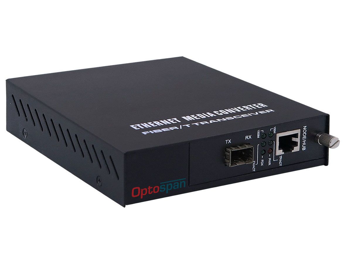 10km SMART Media Converter Gigabit Ethernet to Fiber Single-mode