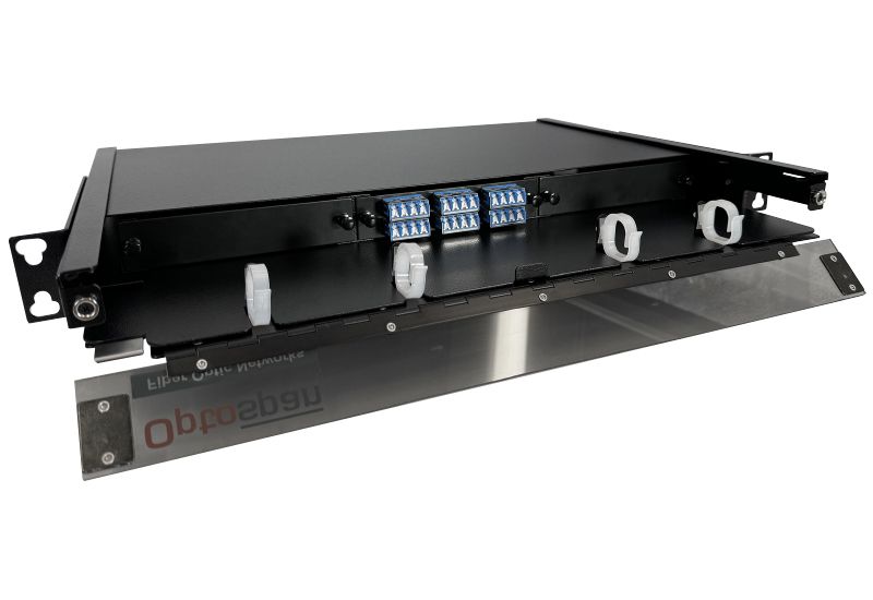 24 Fiber LC Adapter Single-mode 1U RM-36 Rack Mount Splice/Termination Panel (SPP9-LDZLDZ-1ST)