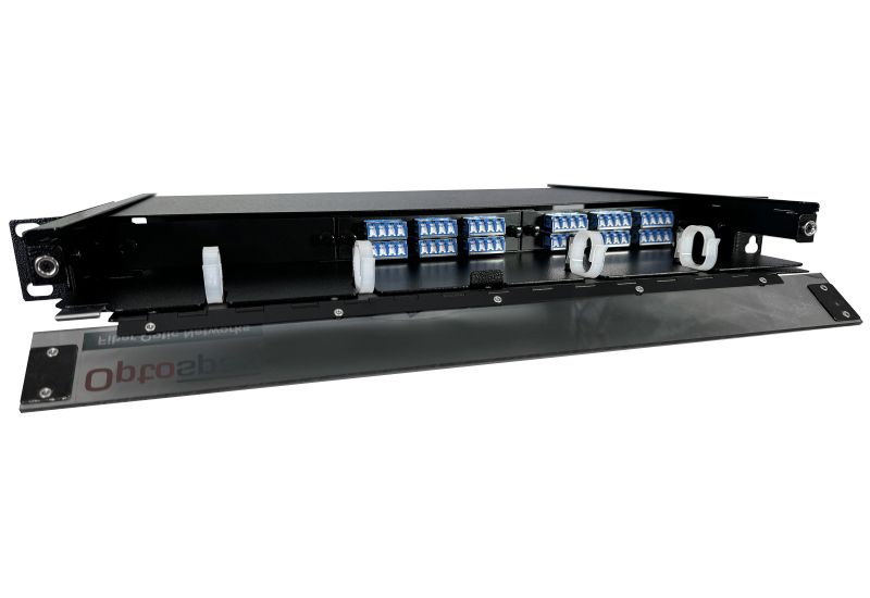 48 Fiber MTP-LC Cassette 24F Multimode 1U RM-36 Rack Mount Distribution Panel (SPQ4-LDWVWD-1XT)