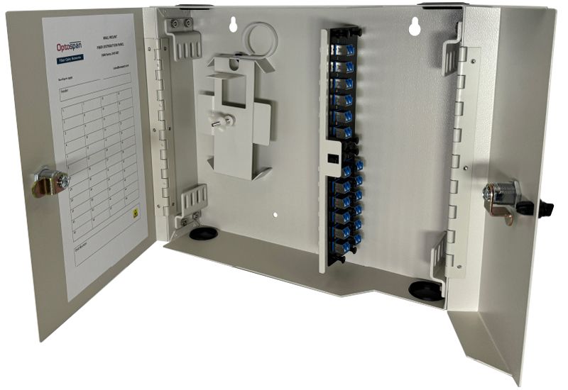 36 Fiber LC Adapter Multimode WM-48 Wall Mount Splice/Termination Panel (WPP4-LDVLDV-1ST)