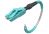 OptoSpan STLC-SM302H5L10 OM3 LSZH Steel Armored Fiber Patch Cord w/OptoLock