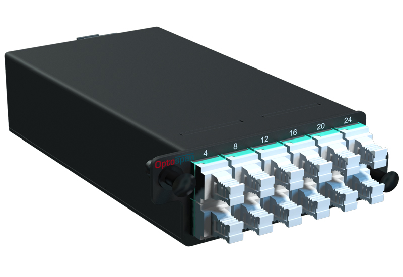 72 Port Fiber Optic Patch Panel 1U Single mode 24F MTP-LC