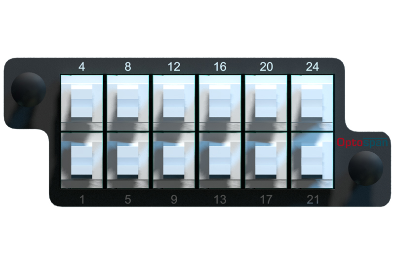24 LC to 1 MTP 24F / 100G Multimode MTP Cassette