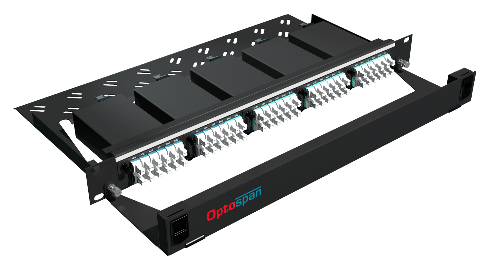 120 Port Fiber Optic Patch Panel 1U Multimode OM4 MTP-LC (EPM4-LDJVZL-1AT)
