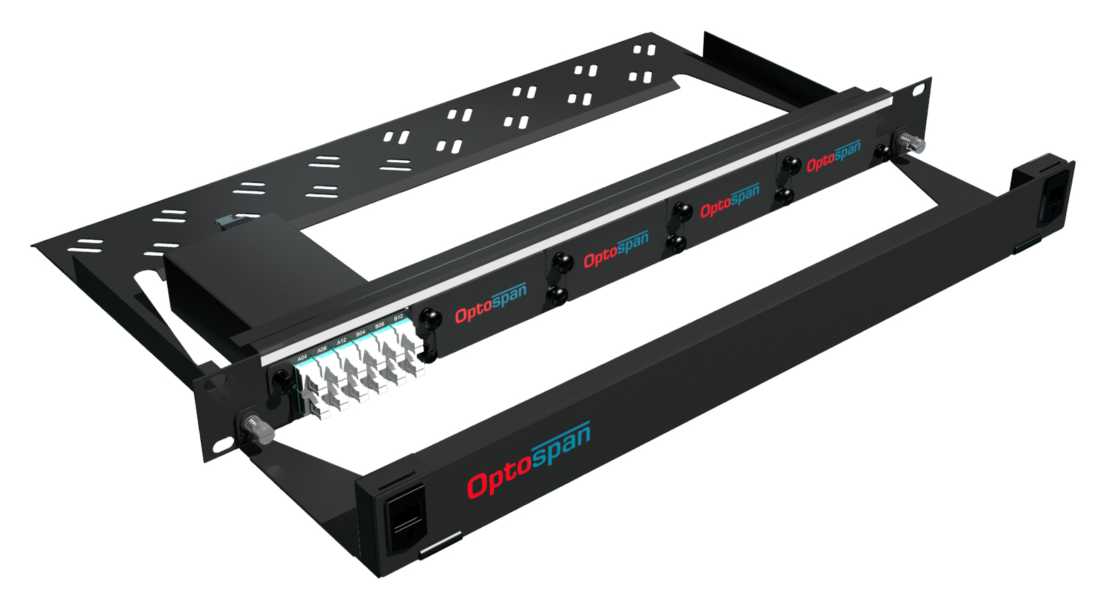 24 Port Fiber Optic Patch Panel 1U Multimode OM4 MTP-LC (EPM4-LDZVZD-1AT)