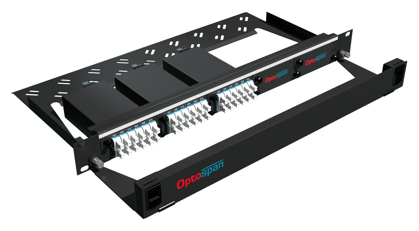 72 Port 1U Fiber Optic Patch Panel Single mode MTP-LC (EPM9-LDAVZH-1AT)