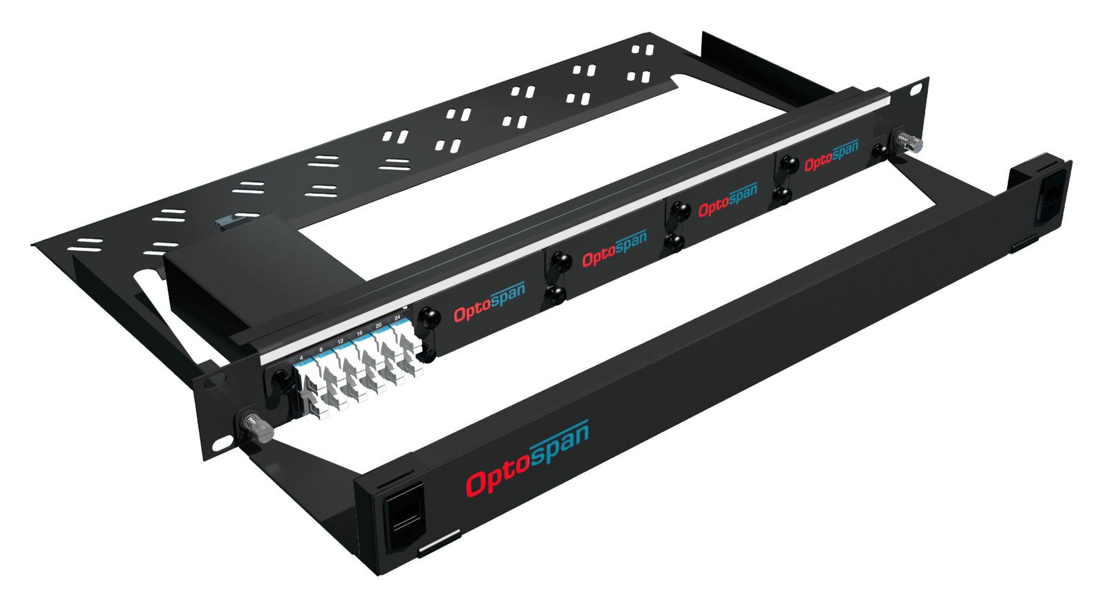24 Port High Density Fiber Optic Patch Panel 1U Single mode 24F MTP-LC (EPM9-LDZVWS-1AT)