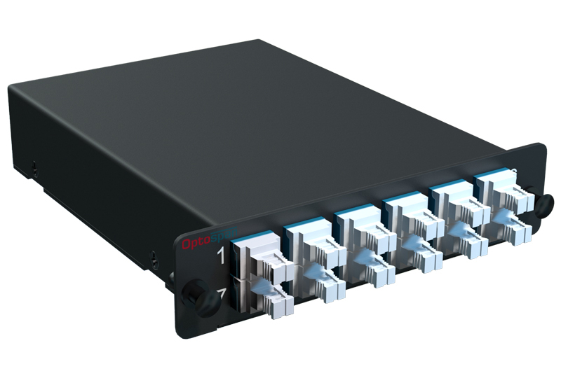 1U LGX Fiber Patch Panel 48 Port LC-MTP Single mode