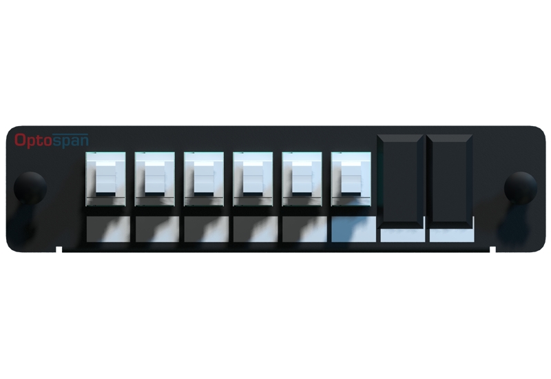 12 LC Multimode LGX Fiber Adapter Panel - High Density