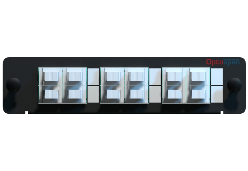 24 LC Multimode LGX Fiber Adapter Panel - High Density