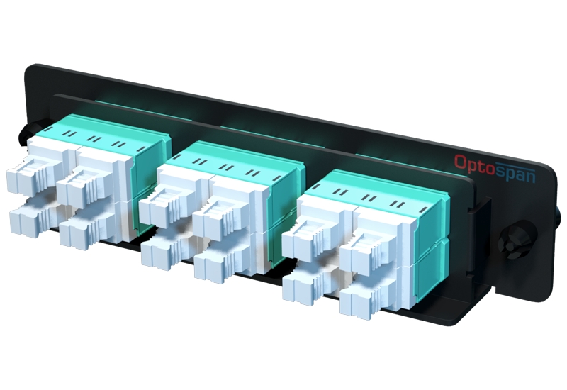 24 LC Multimode LGX Fiber Adapter Panel - High Density