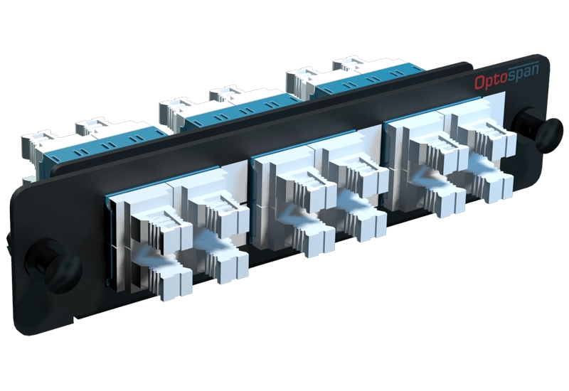 24 Port LGX Fiber Patch Panel LC 1U Rack Mount Single mode
