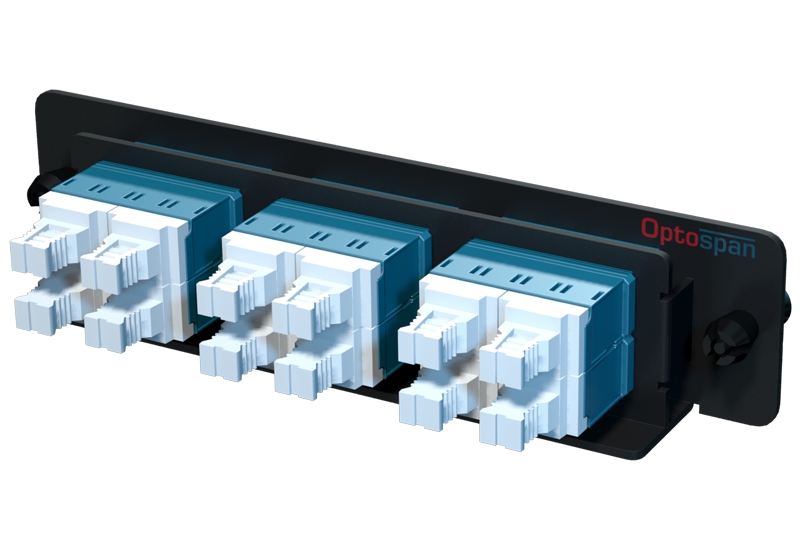24 LC Single mode LGX Fiber Adapter Panel - High Density