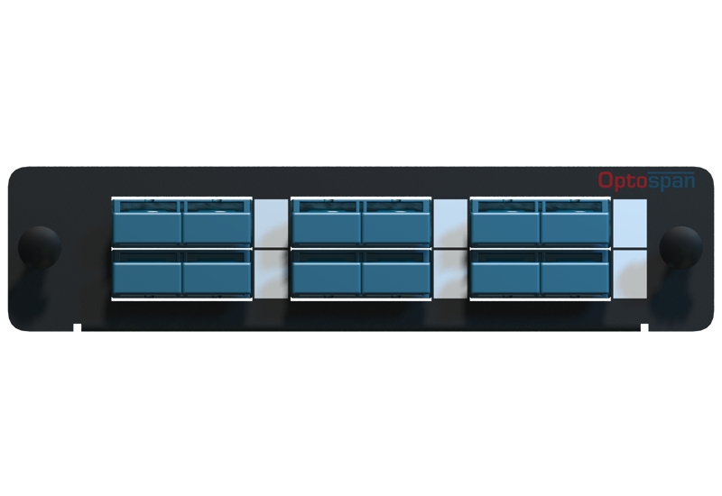 12 SC Single mode LGX Fiber Adapter Panel - High Density
