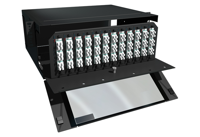 288 Port LC LGX Fiber Patch Panel 4U Rack Mount Multimode 288 Port LC LGX Fiber Patch Panel 4U Rack Mount Multimode