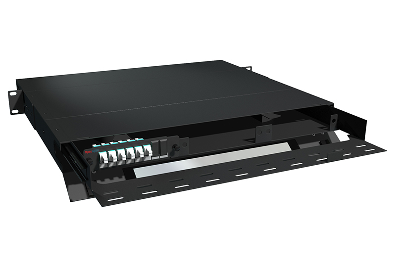 12 Port LC LGX Fiber Patch Panel 1U Rack Mount Multimode (HPP3-LDHLDH-1XF)