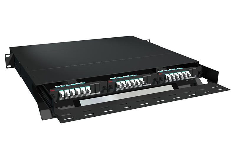36 Port LC LGX Fiber Patch Panel 1U Rack Mount Multimode (HPP3-LDVX00-1XF)