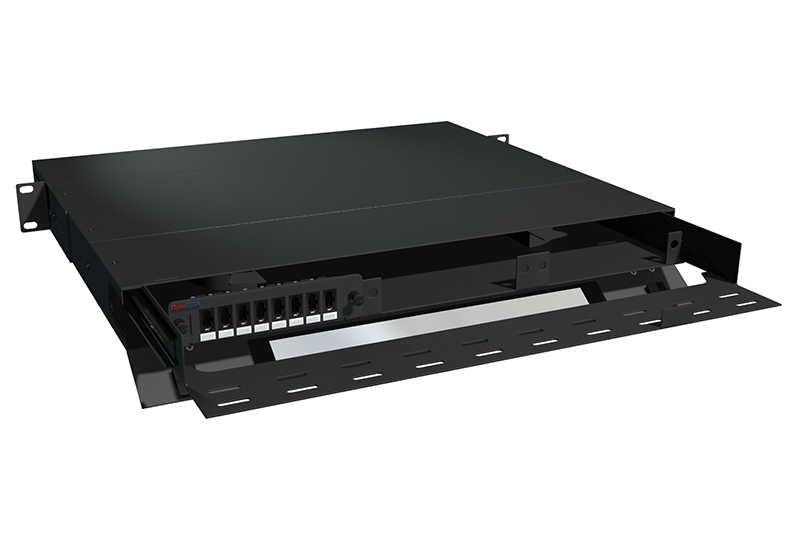 8 Port MPO LGX Fiber Patch Panel 1U Rack Mount Multimode (HPP3-QZTX00-1XF)