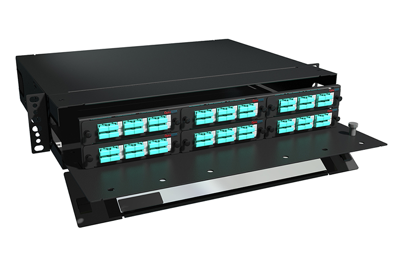 72 Port SC LGX Fiber Patch Panel 2U Rack Mount Multimode (HPP3-SDAX00-2XF)