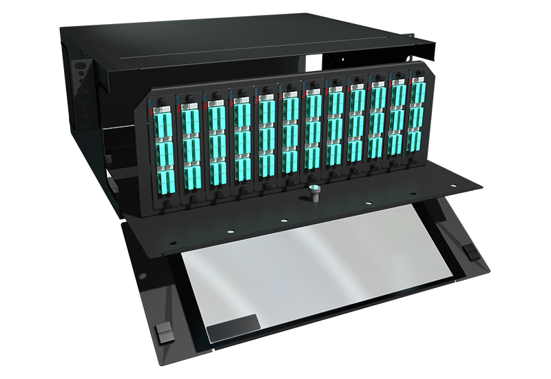 144 Port SC LGX Fiber Patch Panel 4U Rack Mount Multimode (HPP3-SDCX00-4XF)