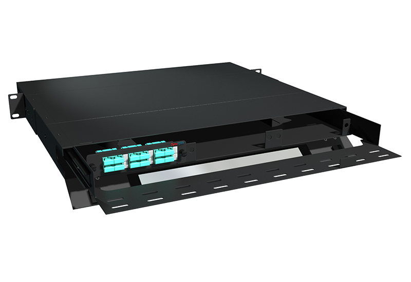 12 Port SC LGX Fiber Patch Panel 1U Rack Mount Multimode (HPP3-SDHSDH-1XF)