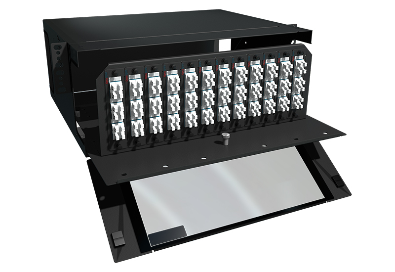 288 Port LGX Fiber Patch Panel LC 4U Rack Mount Single mode 288 Port LGX Fiber Patch Panel LC 4U Rack Mount Single mode