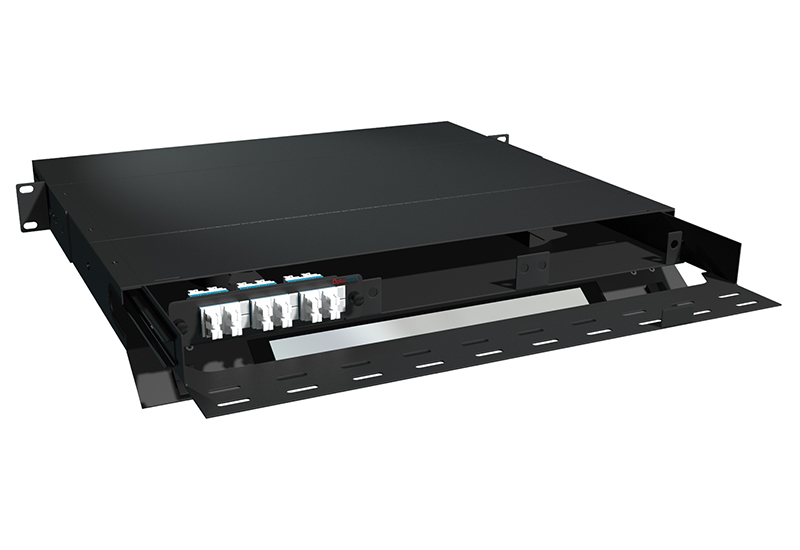 24 Port LGX Fiber Patch Panel LC 1U Rack Mount Single mode (HPP9-LDZLDZ-1XF)