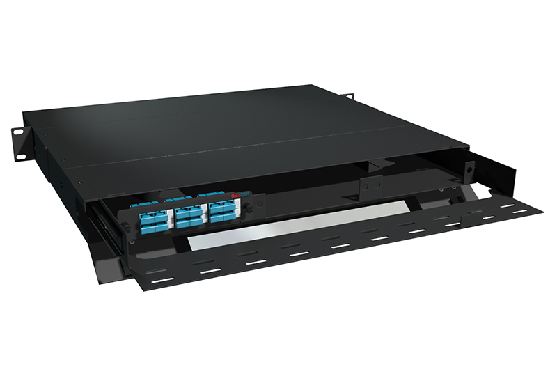 12 Port LGX Fiber Patch Panel SC 1U Rack Mount Single mode (HPP9-SDHSDH-1XF)