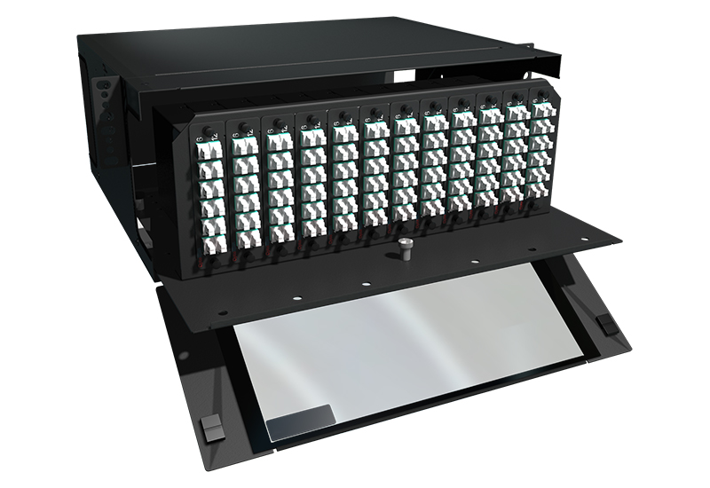 4U LGX Fiber Patch Panel 288 Port LC-MTP Multimode (HPQ3-LDGVZW-4AF)