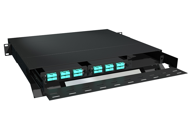 1U LGX Fiber Patch Panel 24 Port SC-MTP Multimode (HPQ3-SDZVZD-1AF)