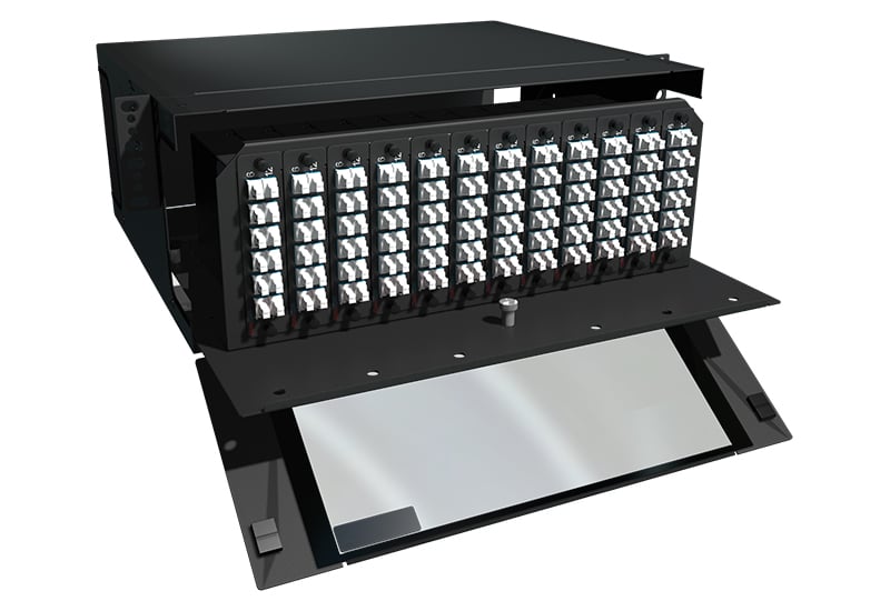 4U LGX Fiber Patch Panel 288 Port LC-MTP Single mode (HPQ9-LDGVZW-4AF)