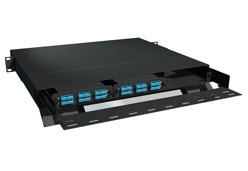 1U LGX Fiber Patch Panel 24 Port SC-MTP Single mode (HPQ9-SDZVZD-1AF)