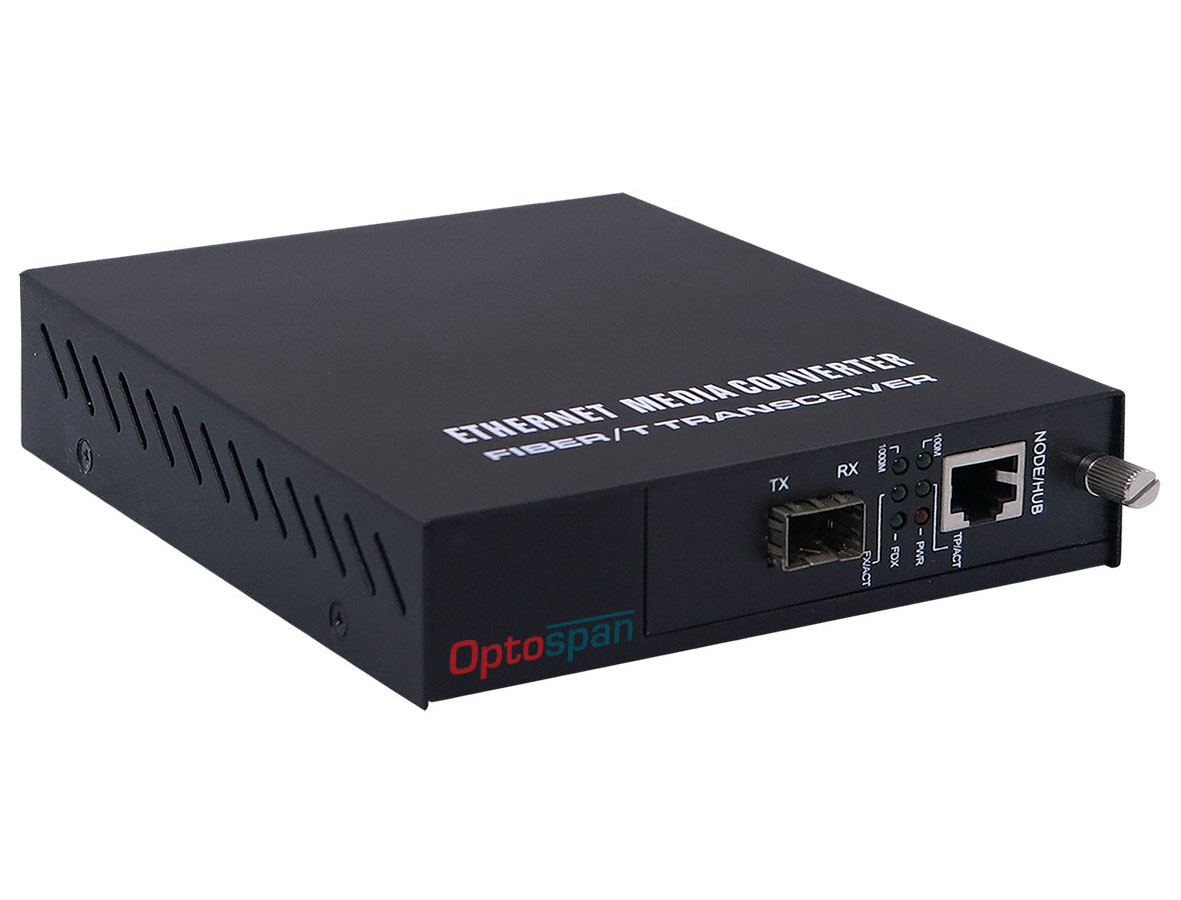 550m SMART Media Converter Gigabit Ethernet to Fiber Multimode