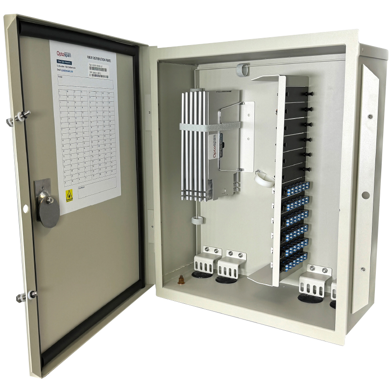 72 Fiber LC Adapter Multimode NP-144 Outdoor Waterproof Splice/Termination Panel (NPP4-LDALDA-4ST)