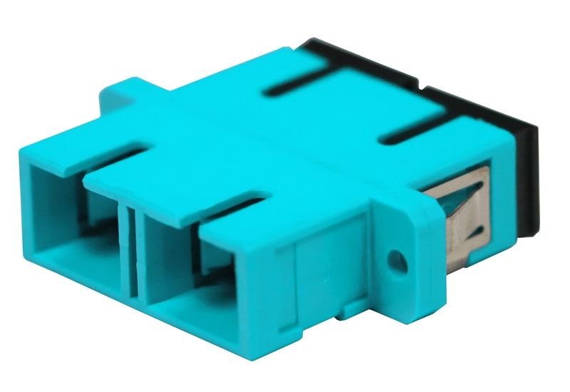 Fiber Optic Adapter SC Multimode (OM3/OM4) Duplex Full Flange