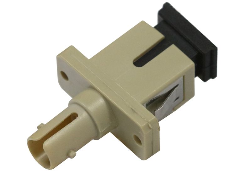 Fiber Optic Adapter ST Multimode Simplex Full Flange