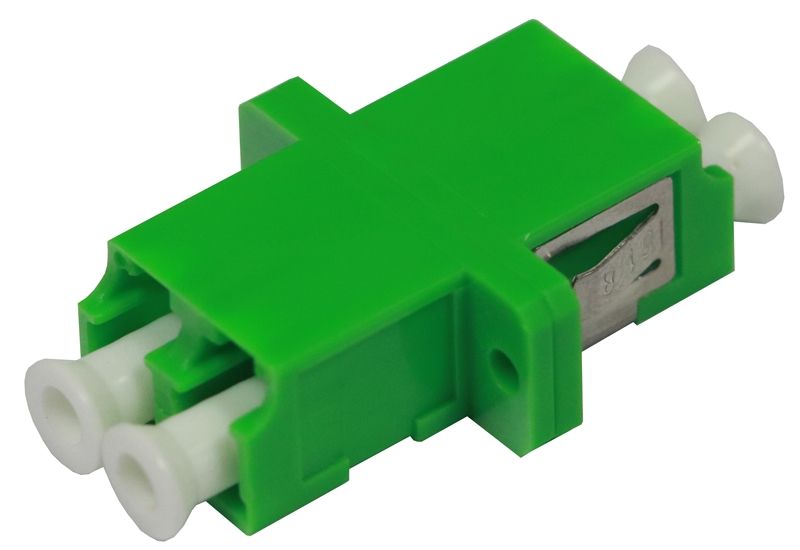 Fiber Optic Adapter LC APC Single-mode Duplex Full Flange