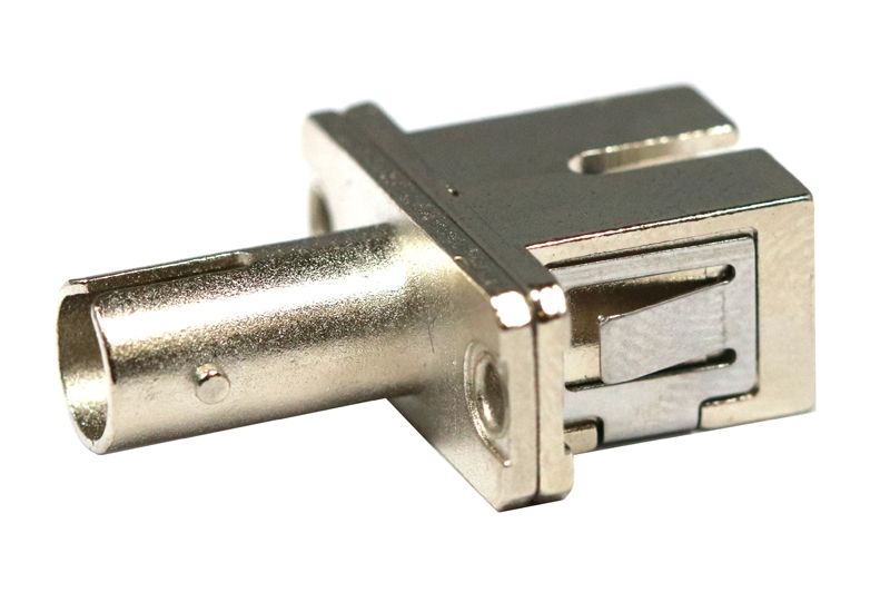 Fiber Optic Adapter ST Single-mode Simplex Full Flange
