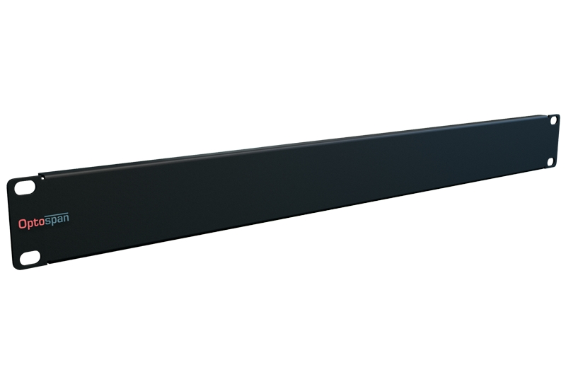 1U Filler Panel (Black Metal)