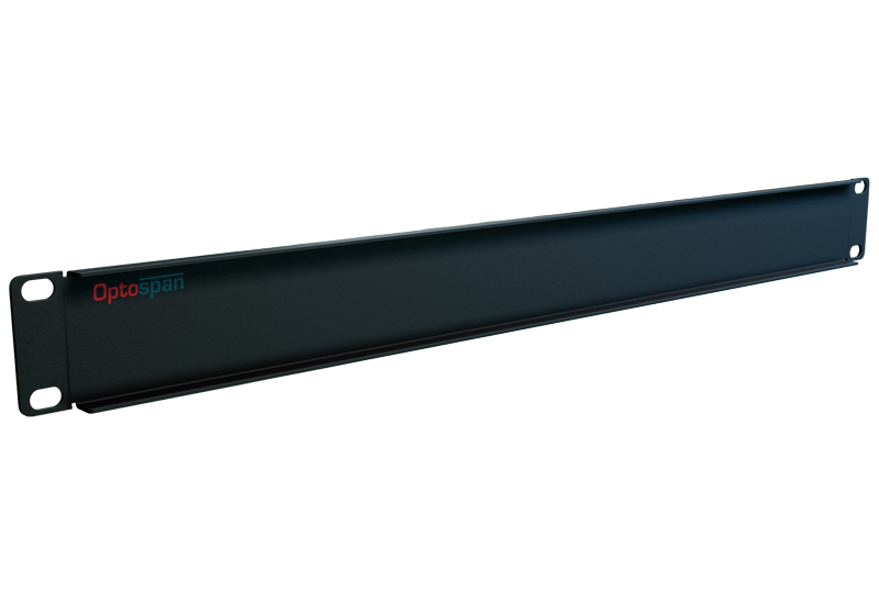 1U Filler Panel (Black Metal)