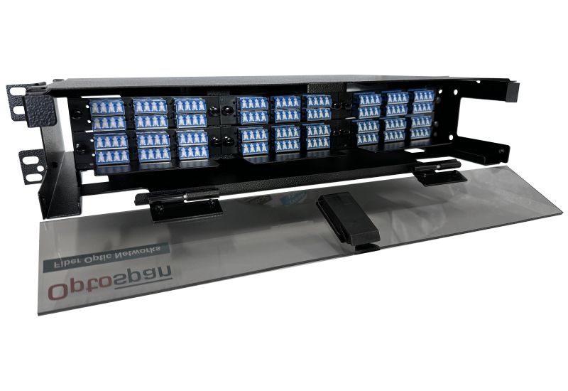 36 Fiber ST Adapter Single-mode 2U Rack Mount Patch Panel