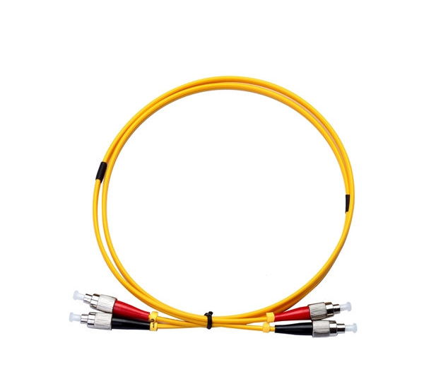 Duplex Plenum Fiber Patch Cable Single-mode 50 Meter FC-FC