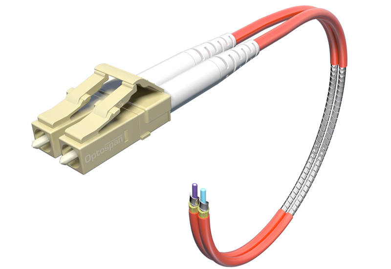 Armored Patch Cable 3ft Duplex Multimode ST-SC