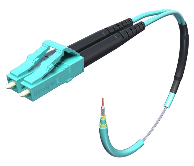 Armored Optic Cable, Duplex, SC-LC, Multimode, 10ft Armored Optic Cable, Duplex, SC-LC, Multimode, 10ft