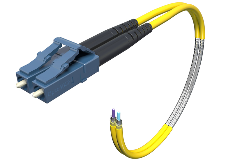 Armored Patch Cable 10ft Duplex Single-mode SC-LC Armored Patch Cable 10ft Duplex Single-mode SC-LC