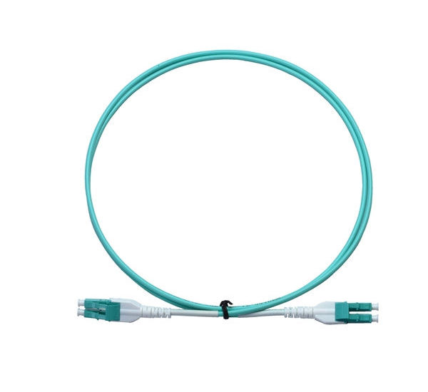 LC-LC Uniboot Uniboot Fiber Patch Cable Duplex Multimode 50ft