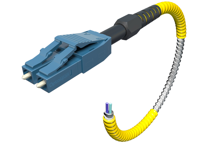 Duplex Armored Patch Cable w/OptoLock Single-mode 10ft LC-LC Uniboot Duplex Armored Patch Cable w/OptoLock Single-mode 10ft LC-LC Uniboot