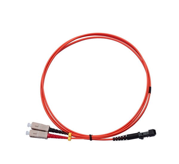Plenum Fiber Optic Cable, Duplex, MTRJ-SC, Multimode, 40 Meter
