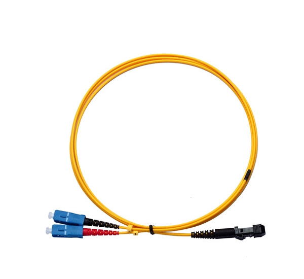 5 Meter Plenum Fiber Patch Cord, Duplex, Single-mode, MTRJ-SC